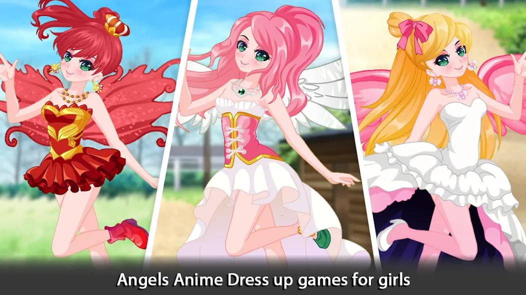 Dress Up Angel Anime Girl Game  [МОД Много денег] Screenshot 5