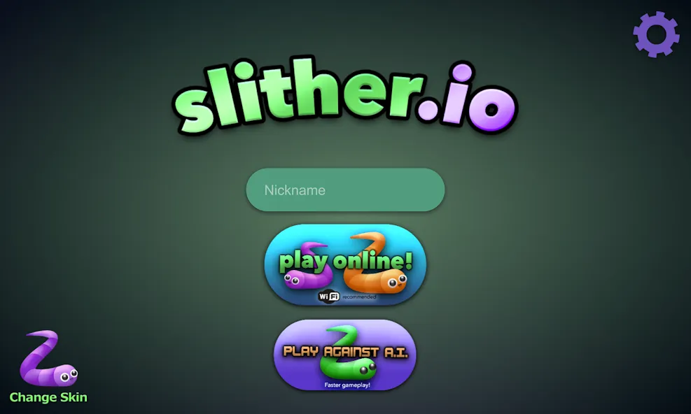 slither.io  [МОД Много денег] Screenshot 1