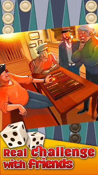 Backgammon Arena (Бэкгаммон Арена)  [МОД Menu] Screenshot 2