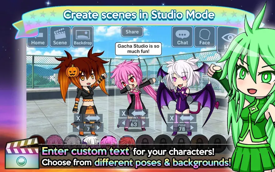 Gacha Studio (Anime Dress Up) (Гача Студио)  [МОД Mega Pack] Screenshot 3