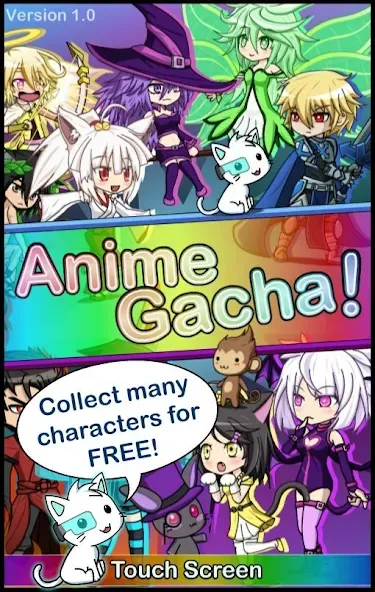 Anime Gacha! (Simulator & RPG)  [МОД Бесконечные деньги] Screenshot 1