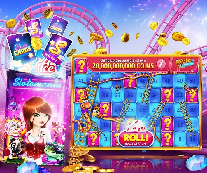 Slotomania™ Slots Casino Games (Слотомания)  [МОД Меню] Screenshot 5