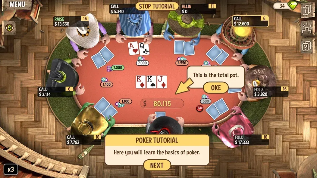 Learn Poker - How to Play  [МОД Меню] Screenshot 2
