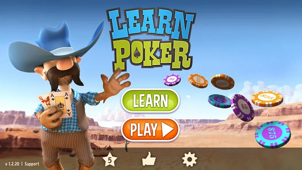 Learn Poker - How to Play  [МОД Меню] Screenshot 5
