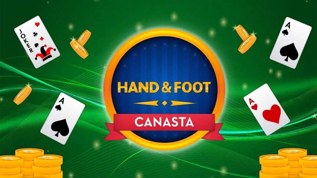 Hand and Foot Canasta  [МОД Много монет] Screenshot 1