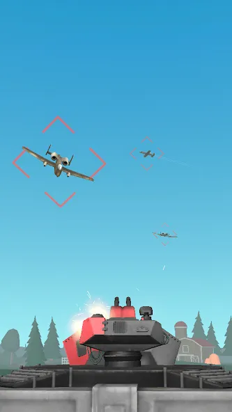 Air Defense: Airplane Shooting (Эйр Дефенс)  [МОД Menu] Screenshot 1