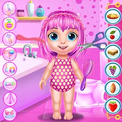 Скачать взлом Baby Girl Caring Pinky Style (Беби Грл Керинг Пинки Стайл)  [МОД Unlocked] на Андроид