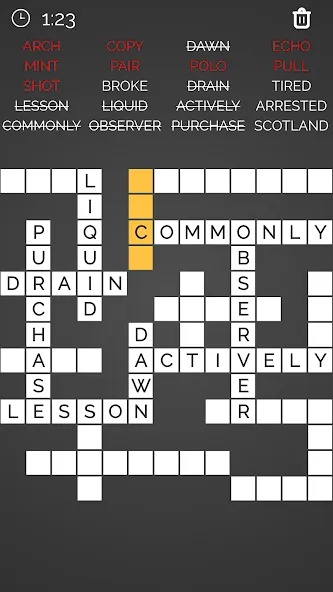 Crossword : Word Fill  [МОД Меню] Screenshot 2