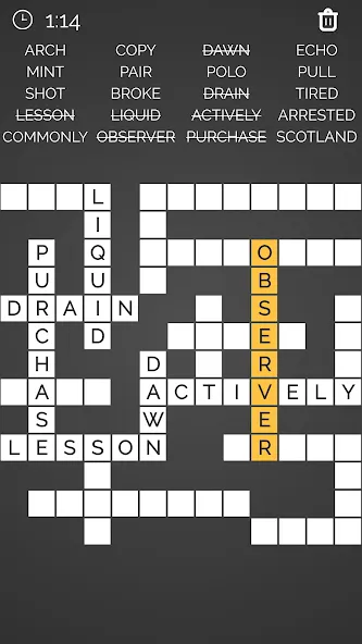 Crossword : Word Fill  [МОД Меню] Screenshot 5