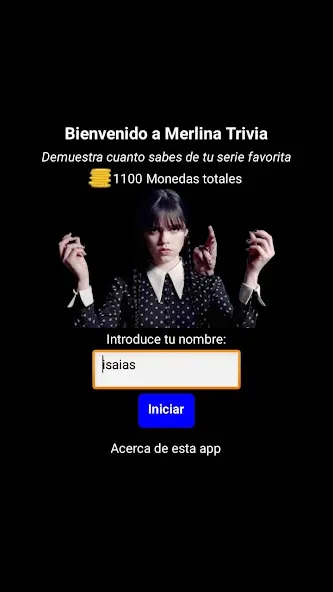 Merlina Trivia en Español  [МОД Menu] Screenshot 1