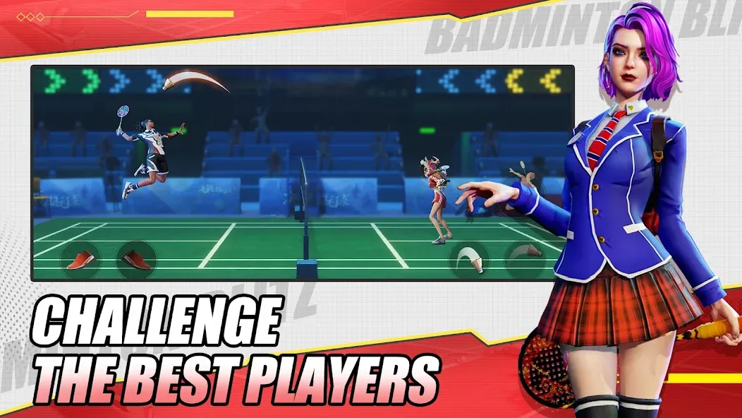 Badminton Blitz - PVP online (Бэдминтон Блиц)  [МОД Много денег] Screenshot 5