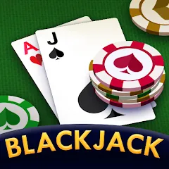 Скачать взлом Blackjack 21: online casino (Блэкджек 21)  [МОД Много денег] на Андроид