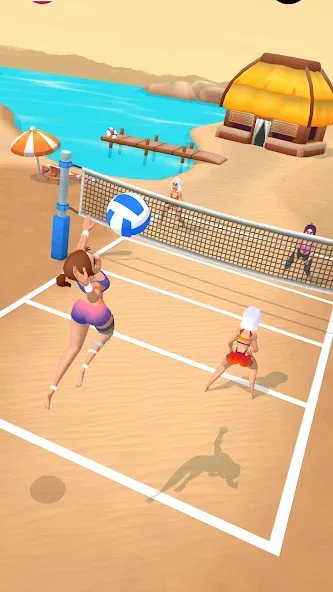 Beach Volleyball Game (Бичволлейбол игра)  [МОД Unlimited Money] Screenshot 1