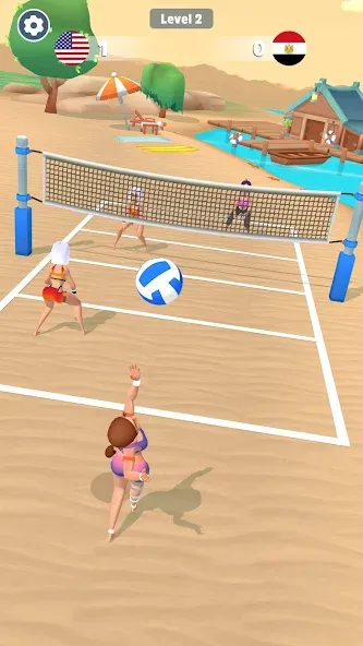 Beach Volleyball Game (Бичволлейбол игра)  [МОД Unlimited Money] Screenshot 4