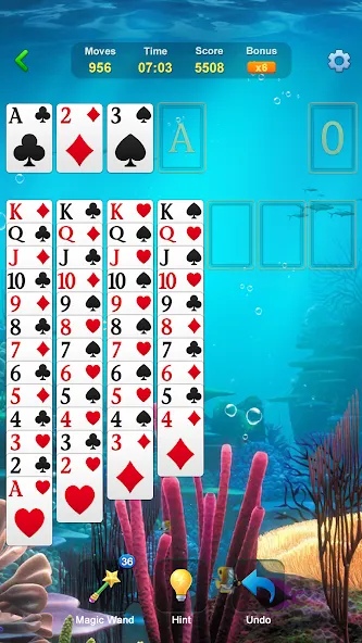 Solitaire - Classic Card Games  [МОД Menu] Screenshot 2