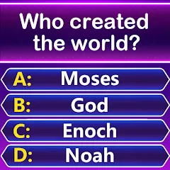 Скачать взлом Bible Trivia - Word Quiz Game (Библейская викторина)  [МОД Все открыто] на Андроид