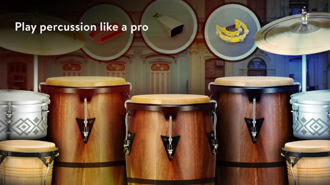 Real Percussion: instruments (Реал Перкуссион)  [МОД Бесконечные монеты] Screenshot 1