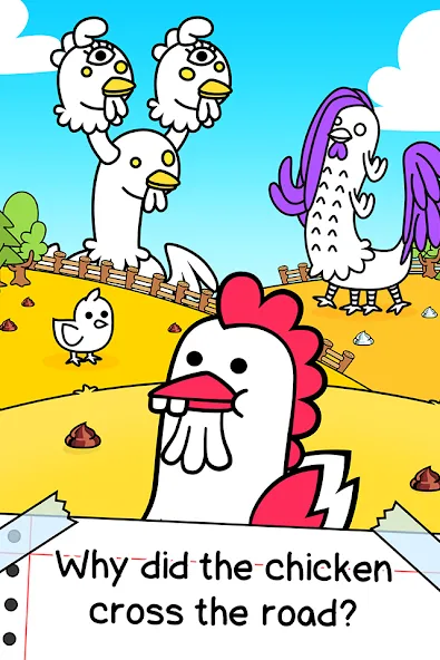 Chicken Evolution: Idle Game (Чикен Эволюшн)  [МОД Много монет] Screenshot 1