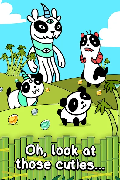 Panda Evolution: Idle Clicker (Панда Эволюция)  [МОД Все открыто] Screenshot 1