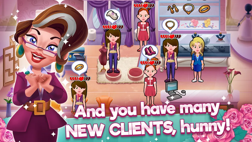 Wedding Salon Dash Bridal Shop (Свадебный салон Дэш Бутик невест)  [МОД Бесконечные деньги] Screenshot 2