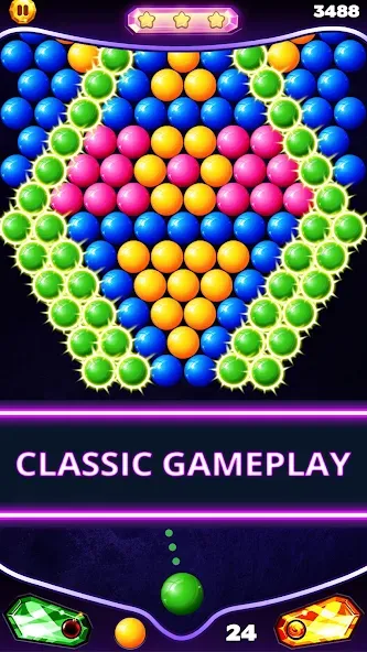 Bubble Shooter Classic (Бабл Шутер Классик)  [МОД Много денег] Screenshot 2