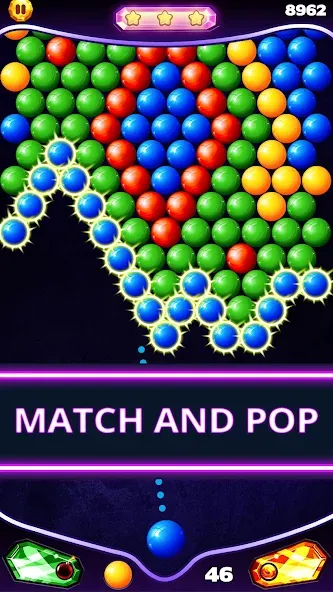 Bubble Shooter Classic (Бабл Шутер Классик)  [МОД Много денег] Screenshot 4