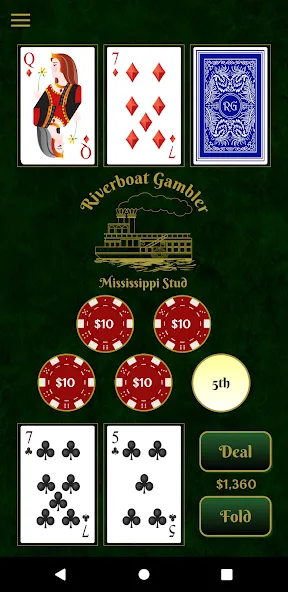 Riverboat Gambler (Ривербоат Гэмблер)  [МОД Unlocked] Screenshot 2