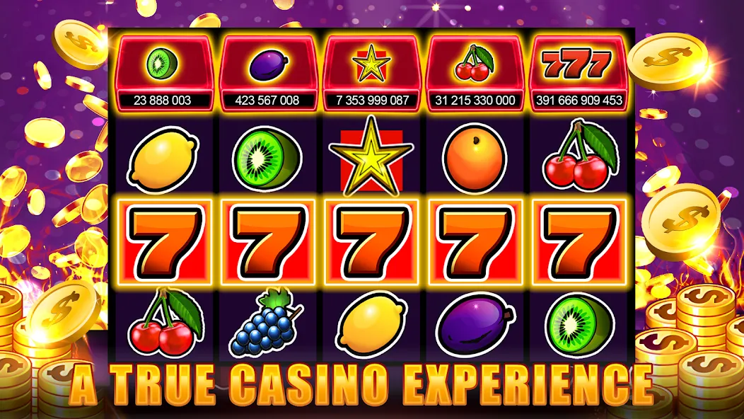 Slots 777 - Slot Machine Games  [МОД Все открыто] Screenshot 5