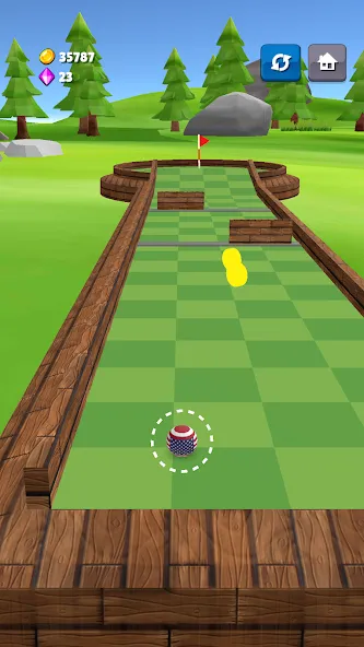 Mini Golf Game - Putt Putt 3D (Мини Гольф Челлендж)  [МОД Бесконечные монеты] Screenshot 1