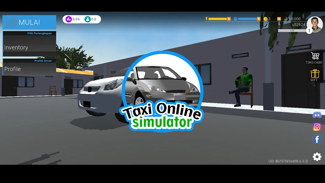 Taxi Online Simulator ID (Такси онлайн симулятор )  [МОД Menu] Screenshot 1