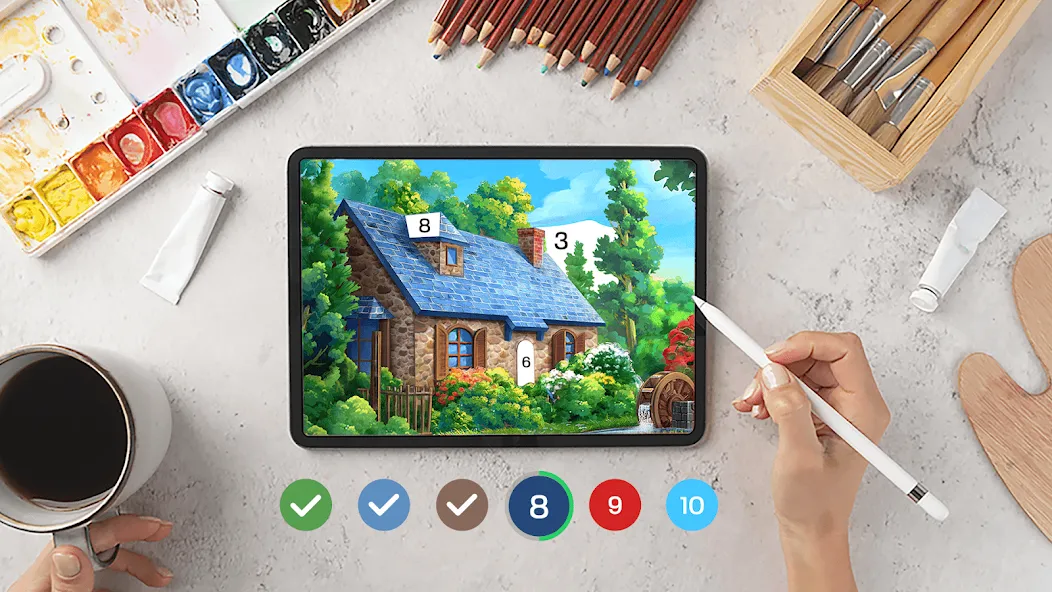 Tap Color Pro: Color By Number (Тап Колор Про)  [МОД Mega Pack] Screenshot 1