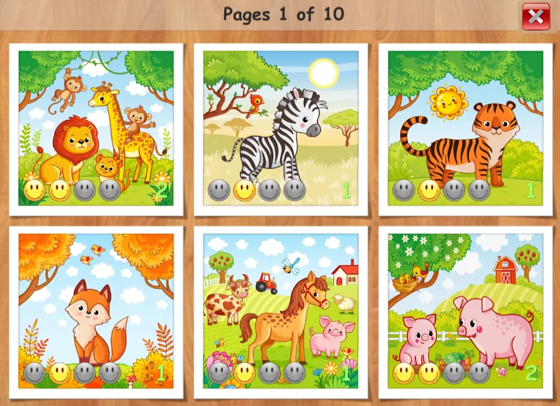 Kids puzzles - 3 and 5 years  [МОД Все открыто] Screenshot 3