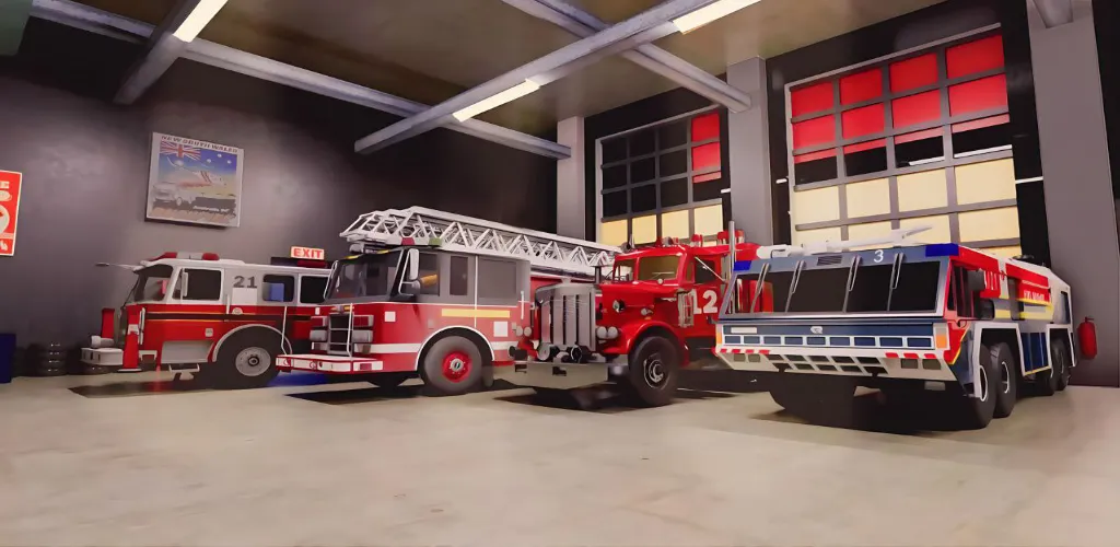 Real Firefighter 3D Simulator (Реальный Пожарник 3D Симулятор)  [МОД Бесконечные деньги] Screenshot 4