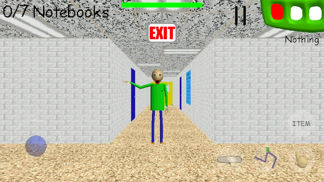 Baldi's Basics Classic  [МОД Бесконечные монеты] Screenshot 1