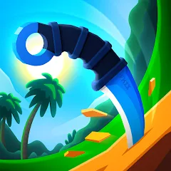 Скачать взлом Flippy Knife: 3D flipping game (Флиппи Найф)  [МОД Много денег] на Андроид