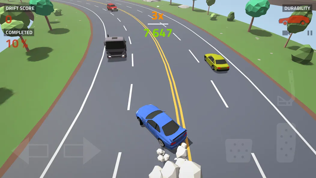 Polygon Drift: Traffic Racing (Полигон Дрифт)  [МОД Unlimited Money] Screenshot 5