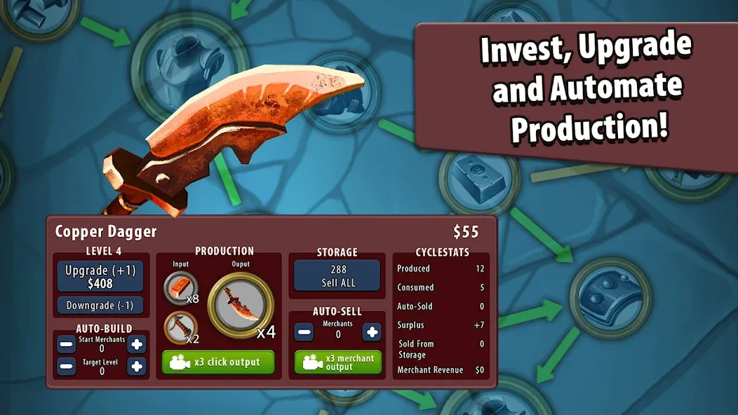 Crafting Idle Clicker  [МОД Unlimited Money] Screenshot 3