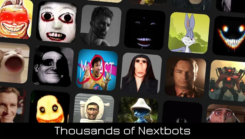 Nextbots Online: Sandbox (Некстботс Онлайн)  [МОД Menu] Screenshot 1