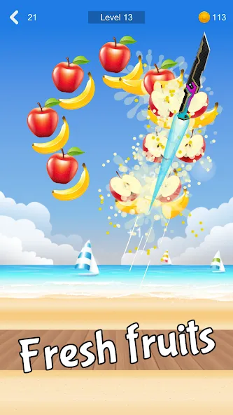 Fruit Sniper (Фрут Снайпер)  [МОД Много монет] Screenshot 1