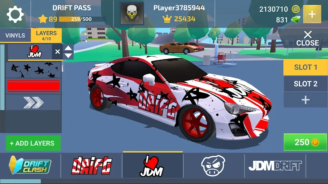 Drift Clash Online Racing (Дрифт Клаш)  [МОД Бесконечные деньги] Screenshot 1