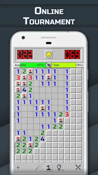 Minesweeper GO - classic game  [МОД Бесконечные монеты] Screenshot 2