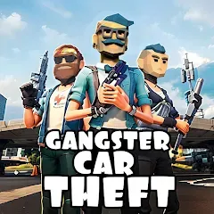 Скачать взлом Gangster Car Theft Games (Гангстерская автомобильная война игр)  [МОД Unlimited Money] на Андроид