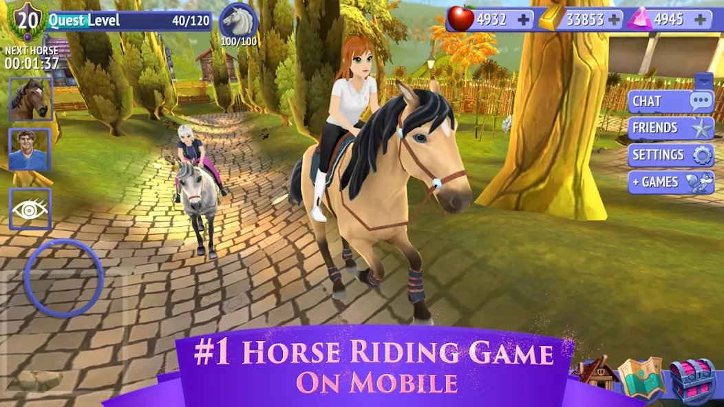 Horse Riding Tales - Wild Pony (Хорс Райдинг Тейлс)  [МОД Бесконечные деньги] Screenshot 3