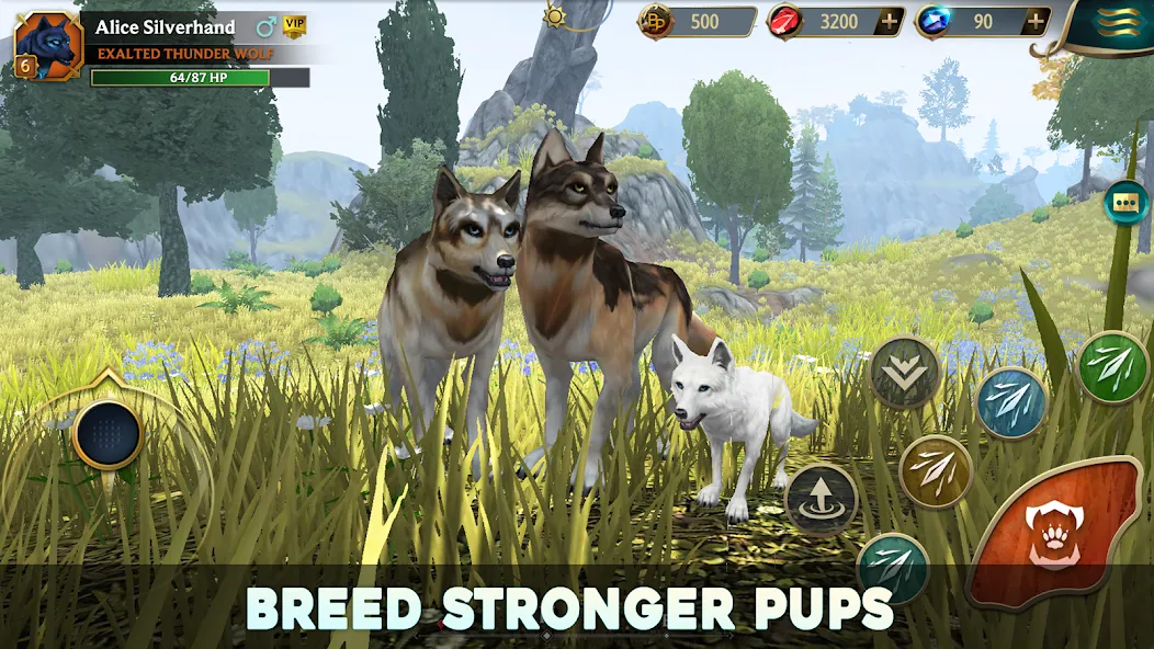 Wolf Tales - Wild Animal Sim (Вулф Тейлс)  [МОД Меню] Screenshot 1