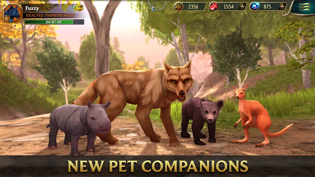 Wolf Tales - Wild Animal Sim (Вулф Тейлс)  [МОД Меню] Screenshot 2