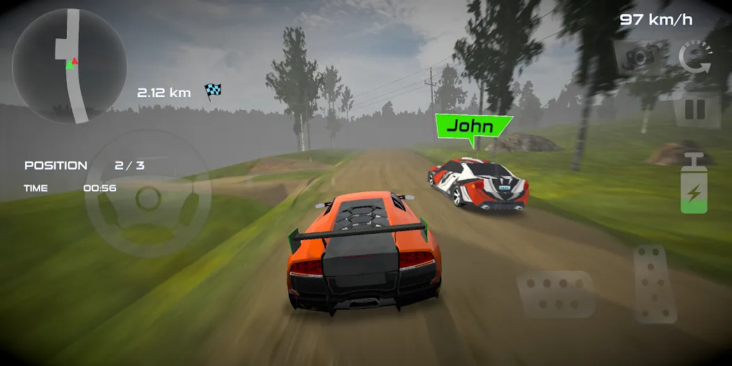 Rally Car : Extreme Fury Race (Ралли Кар)  [МОД Все открыто] Screenshot 2