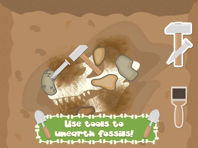 Dino Fossil Dig - Jurassic Adv (Дино Фоссил Диг)  [МОД Бесконечные монеты] Screenshot 3