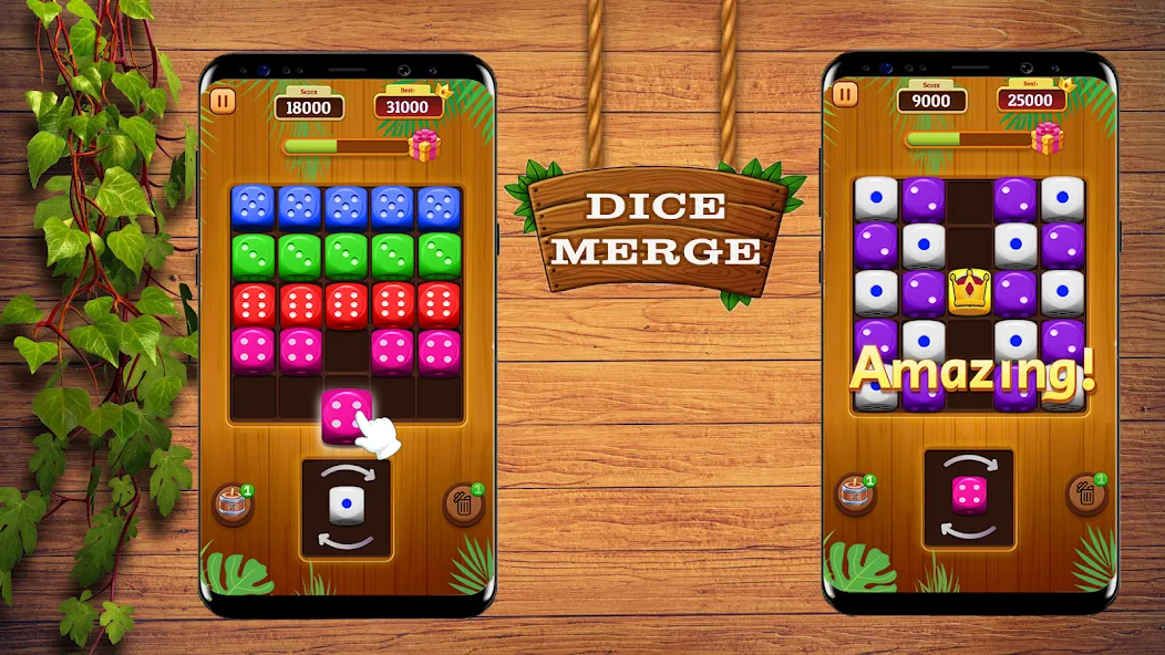 Dice Merge: Dice Mania Game (Дайс Мердж)  [МОД Много денег] Screenshot 1