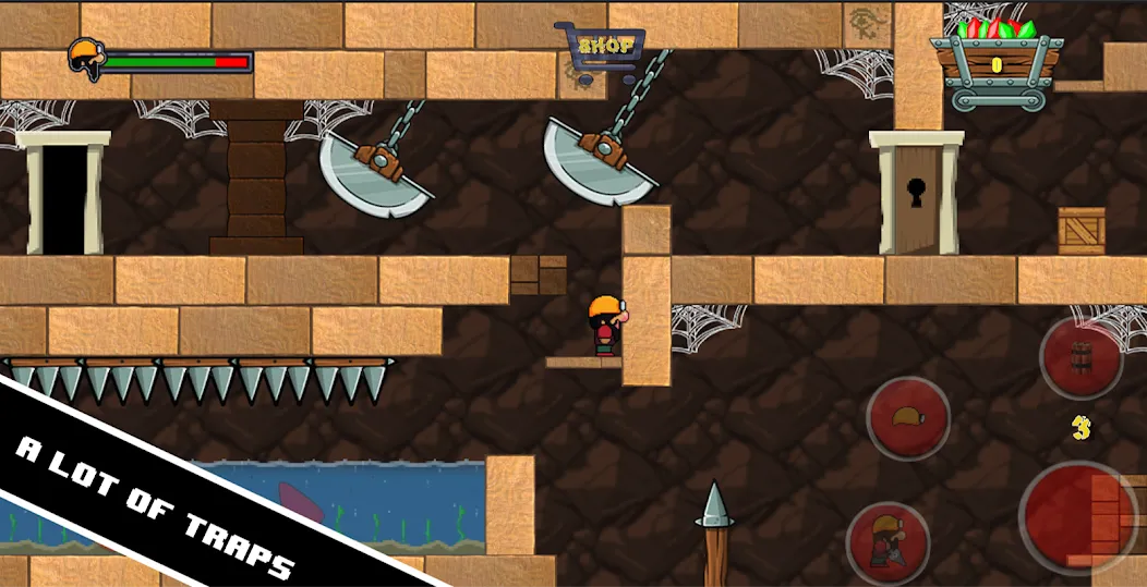 Dan the Dungeon Digger (Дэн Данжн Диггер)  [МОД Unlimited Money] Screenshot 1