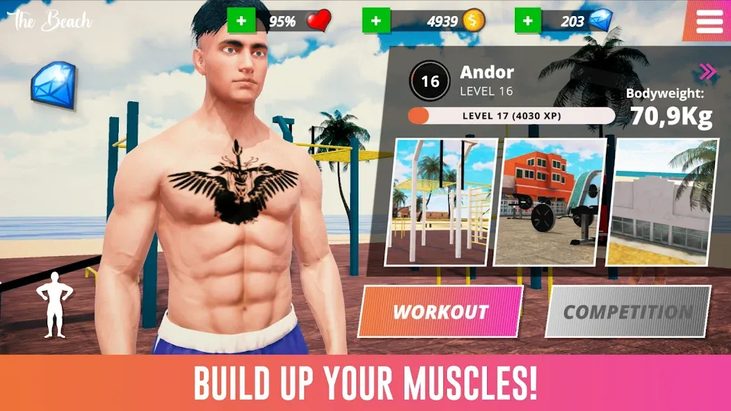 Iron Muscle IV - GYM simulator (Айрон Масл АйВи)  [МОД Unlimited Money] Screenshot 4